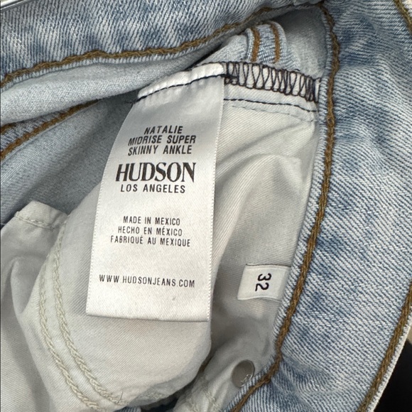 Hudson Jeans Women's Straight Leg in Light Blue - Picture 3 of 5